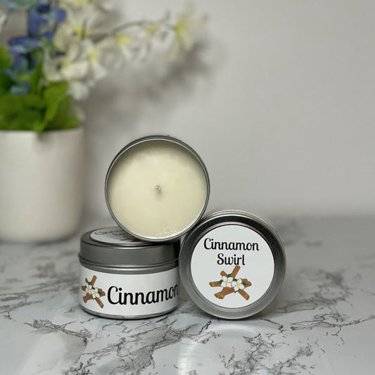 Cinnamon Swirl | Tin Candle Sample