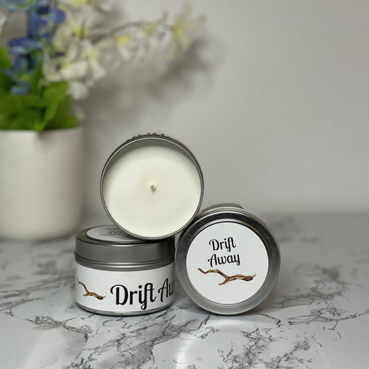 Drift Away | Tin Candle Sample